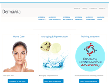 Tablet Screenshot of dermavita.net