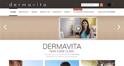 Desktop Screenshot of dermavita.com