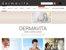 Tablet Screenshot of dermavita.com